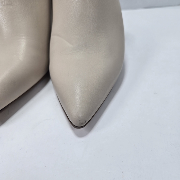 Marian Made In Spain Luxurious Soft Leather Beige Ankle Boots Size EU 37 US 6 - Picture 12 of 13